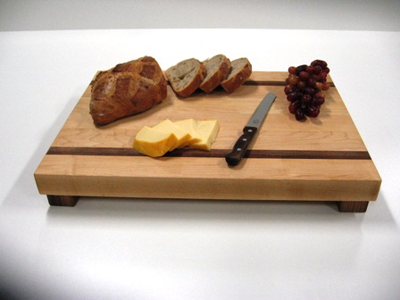 Planche de bois style boucher pour comptoir de cuisine