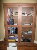 armoire style bibliothèque