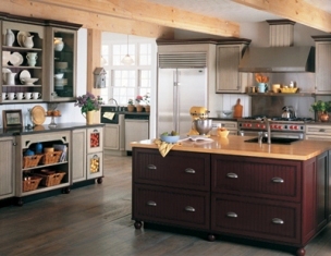 armoires de cuisine en bois