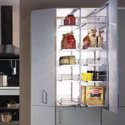 armoires de cuisine, accesoires de cuisine, garde manger jumelé plus d'accessibilité