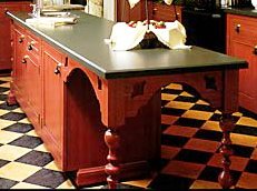 ilot de cuisine avec comptoir de cuisine en quartz