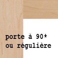 armoire de cuisine, porte qui montre  l'assemblage ce qu'est une porte a tenon régulière
