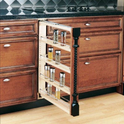 accesoires de cuisine, pull out décoratif pour petite espace